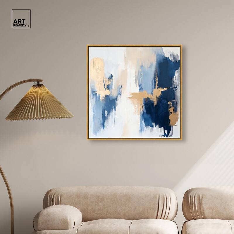 Tranquil Blue Depths II Canvas by Art Remedy