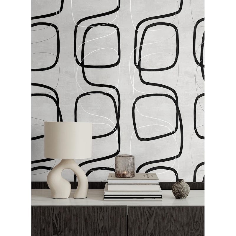 NextWall Forcella Geo Peel and Stick Wallpaper