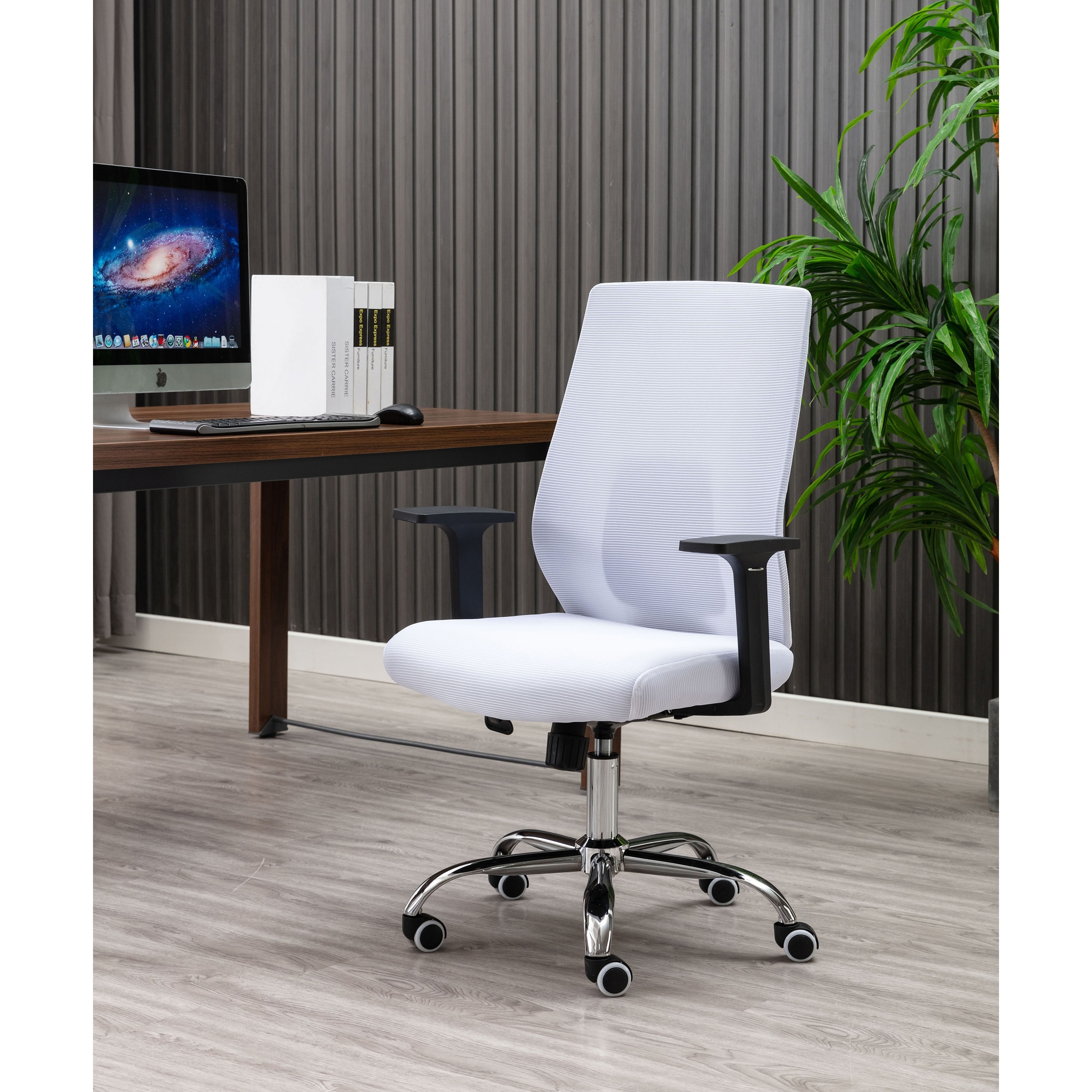 Porthos Home Cole Ergonomic Mesh Office Chair with Nylon Base and Tilt