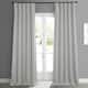 Exclusive Fabrics Faux Linen Room Darkening Curtain(1 Panel) - 50 X 108 - Oyster