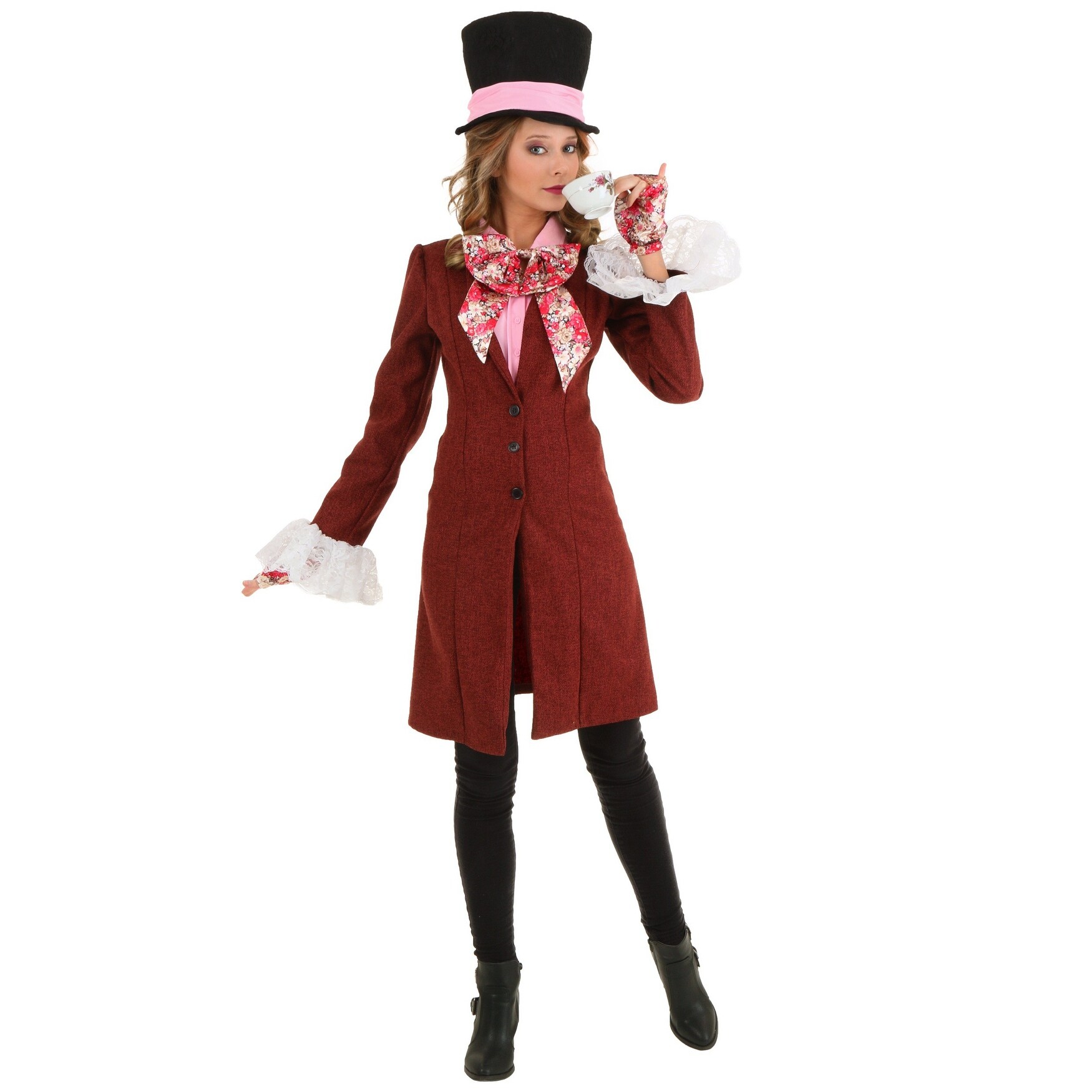 Shop Deluxe Plus Size Women S Mad Hatter Costume Overstock 13053173