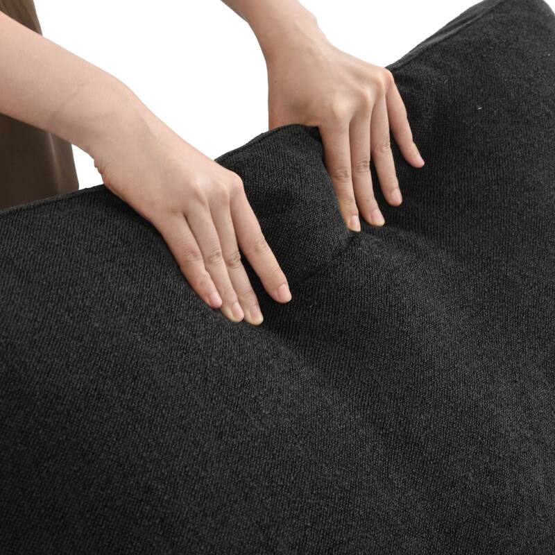 L-shape Linen Upholstered Sectional Sofa Couch