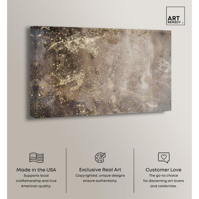 Galactic Traces Canvas by Art Remedy, Gallery Wrapped