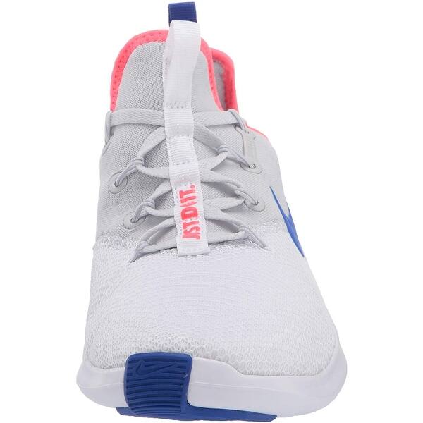 Shop Nike Free Tr 8 Women S Training Shoe Pure Platinum Racer Blue White Sail 6 0 6 Overstock 30352002