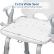 preview thumbnail 4 of 5, Swivel Shower Chair 450 lbs, Heavy Duty Bath Chair with Rotatable Seat for Seniors Handicap and Pregnant Women