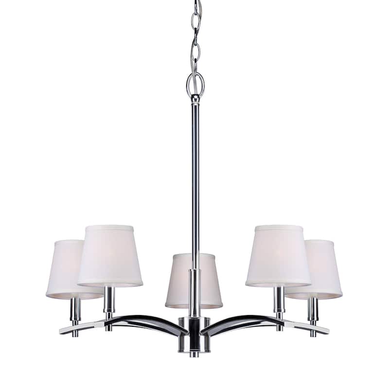 Forte Lighting 5 Light 24-3/4" Wide Chandelier