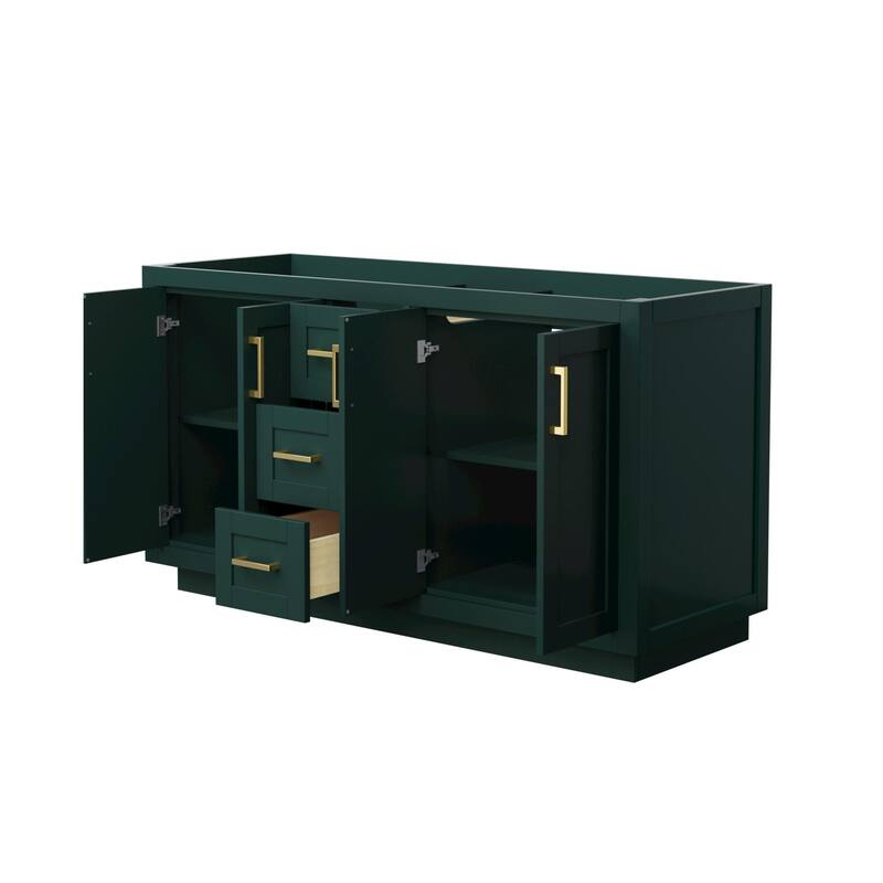 Wyndham Collection Miranda 60" Double Free Standing Vanity Cabinet