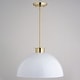 preview thumbnail 3 of 9, Vaxcel Lighting P0411 Devon 16" Wide Pendant