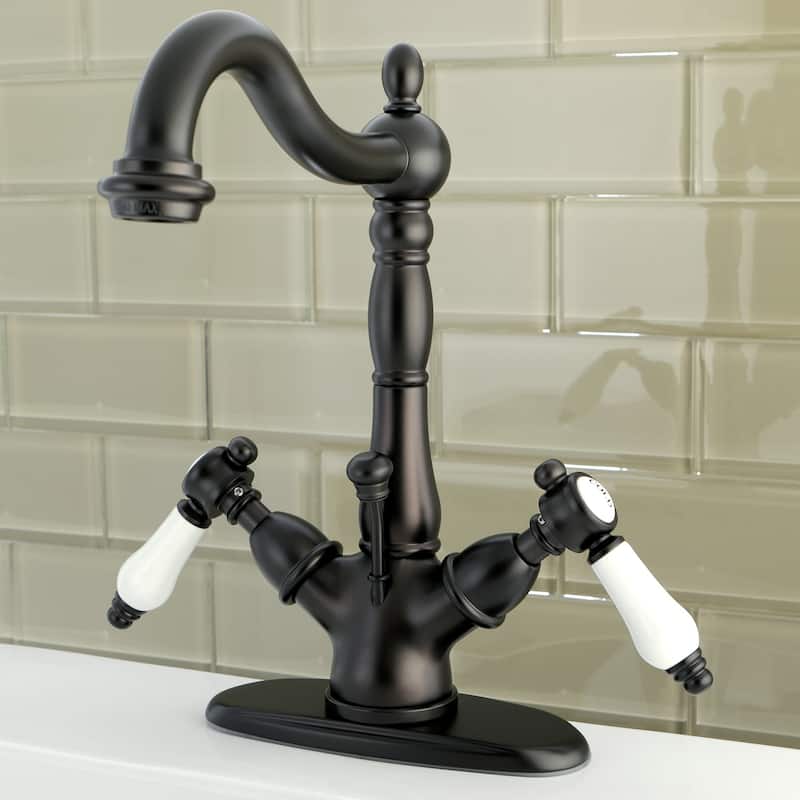 Kingston Brass Bel Air Centerset Bathroom Faucet - Includes Metal