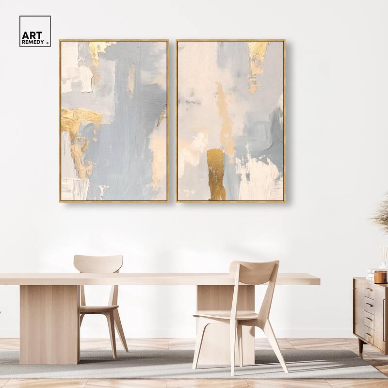Gilded Driftwood II Canvas Set of 2 by Art Remedy