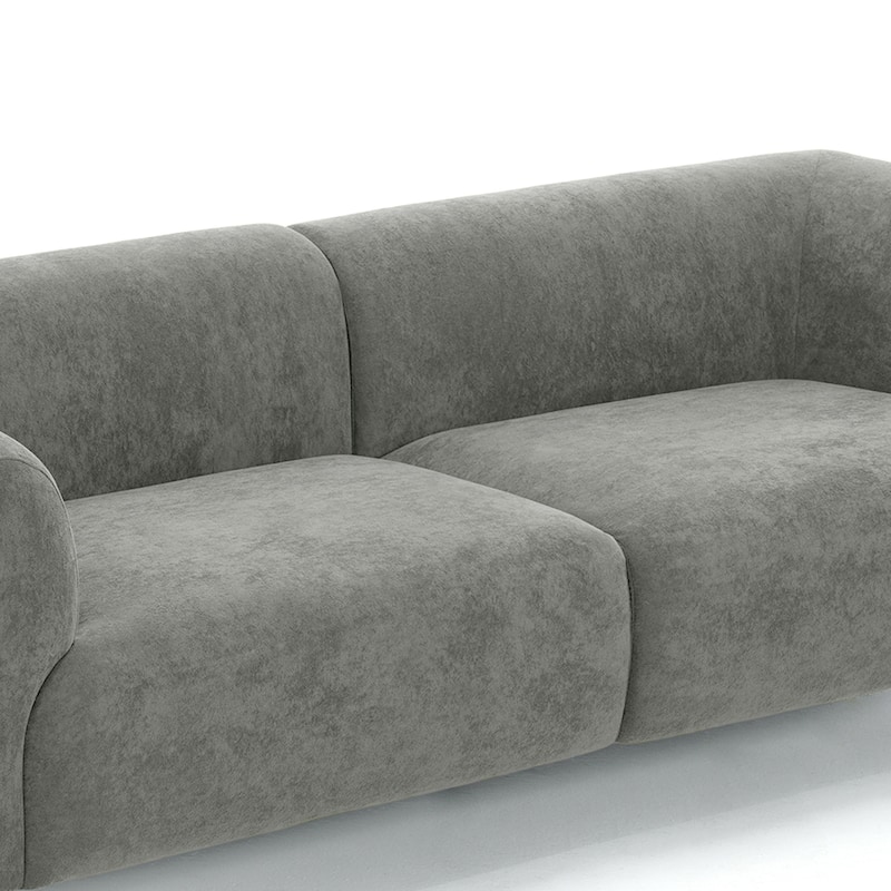 Upholstered Oversized Sofa Loveseat Set of 2