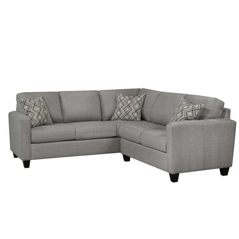 Blanes Fabric Upholstered Sectional - Dove