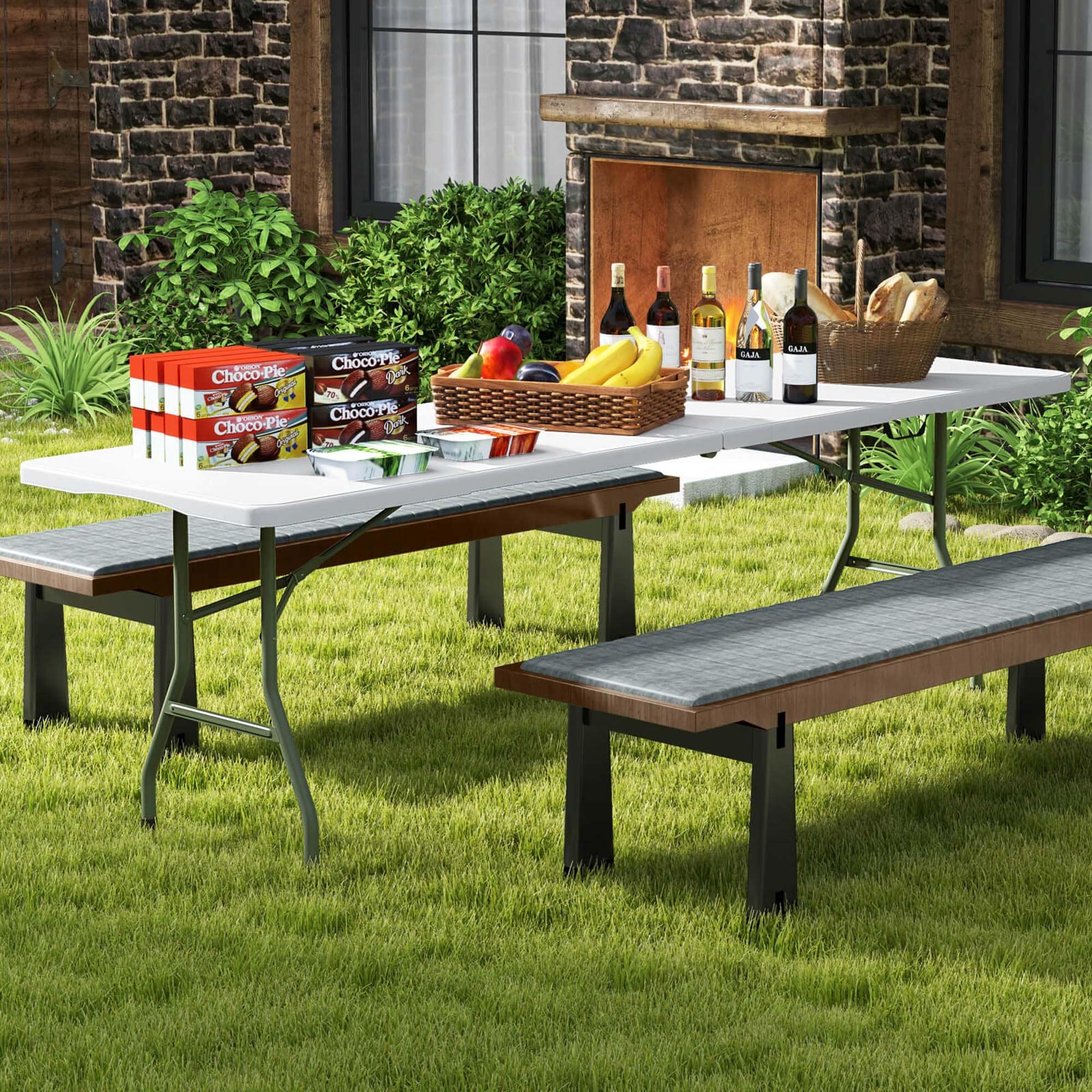 Rectangle card table discount