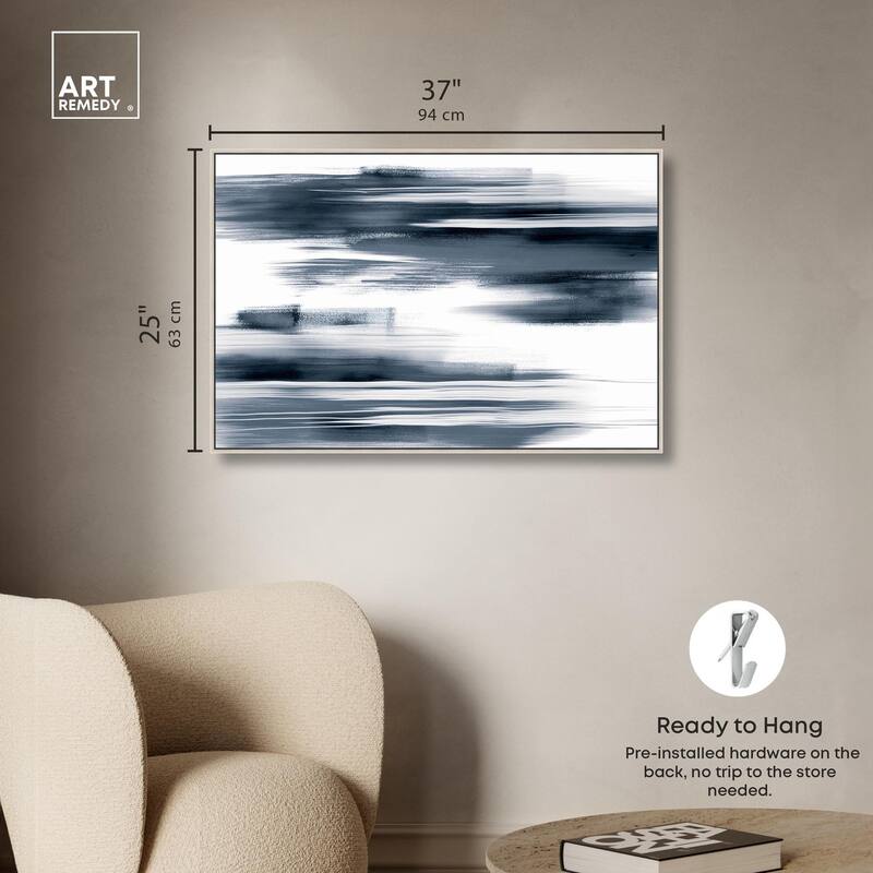 Blue Mirage II Canvas by Art Remedy