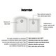 preview thumbnail 51 of 64, Karran Undermount Quartz 32 in. 60/40 Double Bowl Kitchen Sink Kit