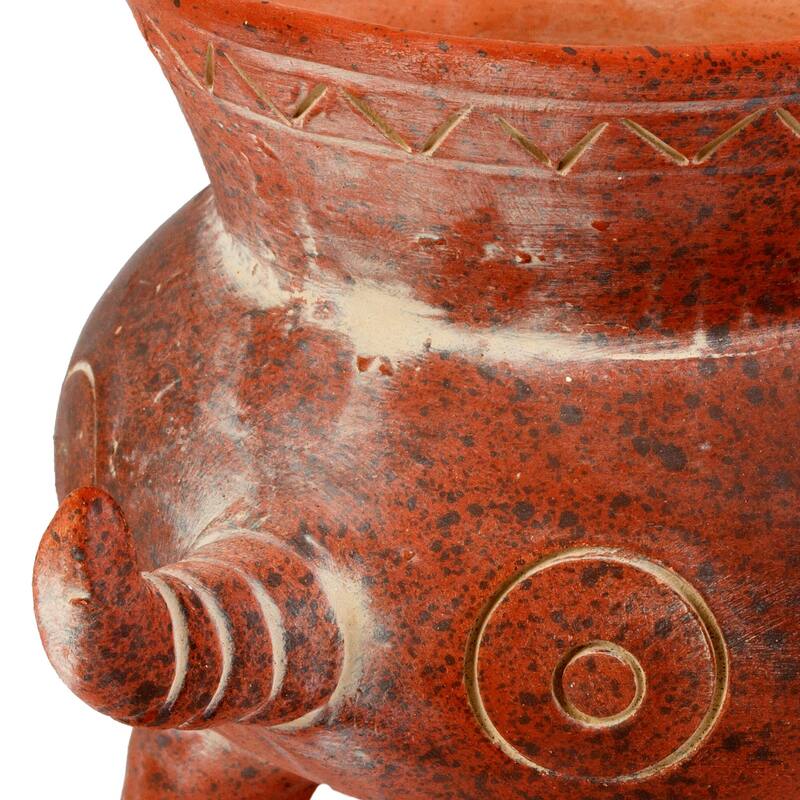 Novica Handmade Colima Hound Ceramic Decorative Pot