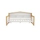 preview thumbnail 8 of 16, Wood House Daybed with Trundle and Bookcase