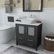 preview thumbnail 30 of 39, Vanity Art 30-inch Single Sink Bathroom Vanity Set With Engineered Marble Top and Free Mirror - 30 x 18.5 x 36 Inches