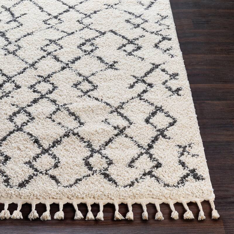 Livabliss Hammond Bohemian Shag Area Rug