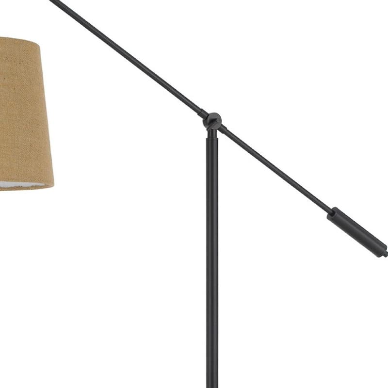 68 Inch Adjustable Arc Arm Metal Floor Lamp - 19 L X 14 W X 68 H Inches