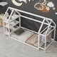 preview thumbnail 9 of 47, House Bed Frame Twin Size, Metal Platform Bed Floor Bed for Kids