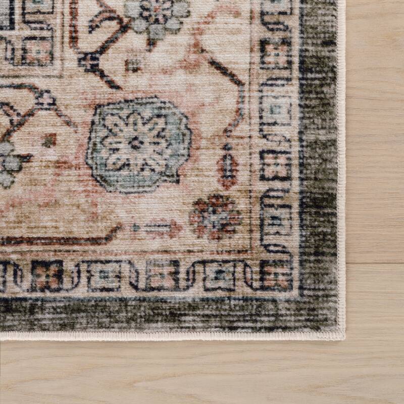 Nuloom Karensa Medallion Washable Rug