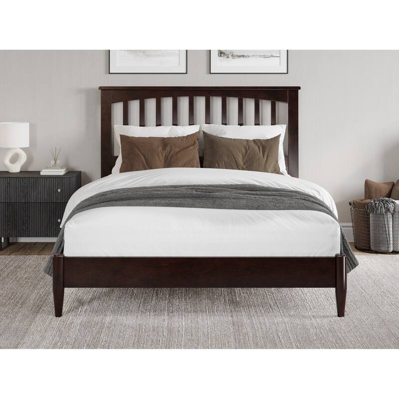 Becket Solid Wood Low Profile Platform Bed