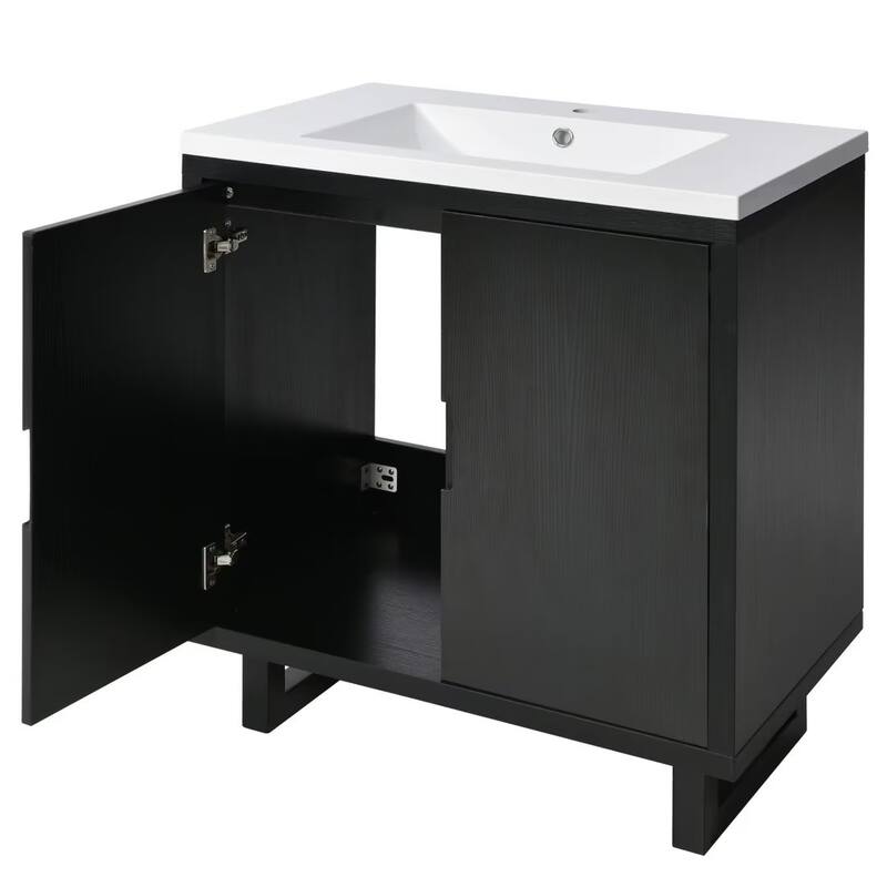 30" Bathroom Vanity Set with Sink, Bathroom Storage Cabinet