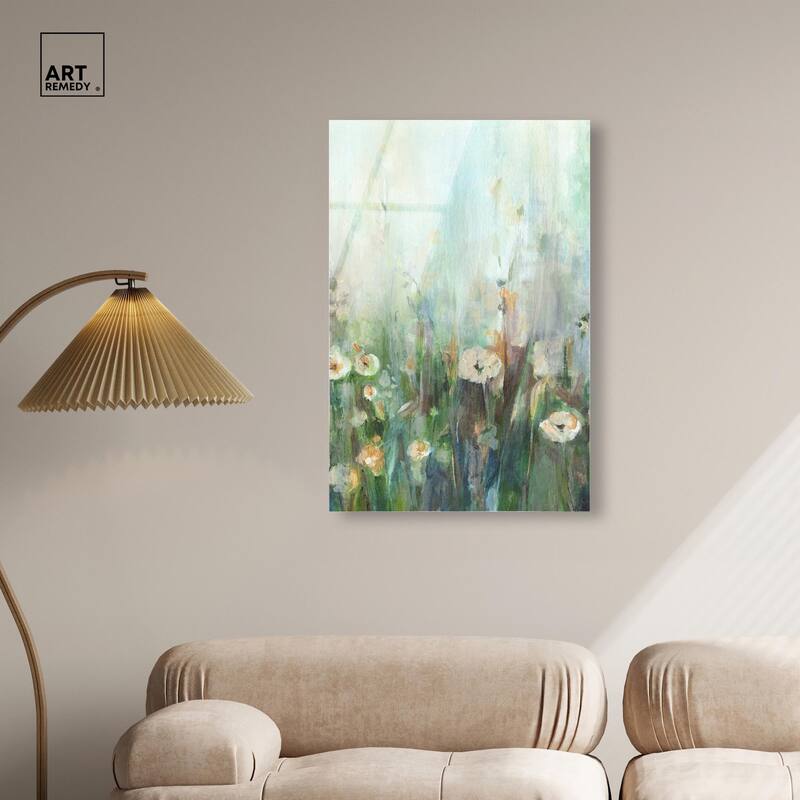 Harmony Green II Acrylic by Art Remedy, Ready to Hang