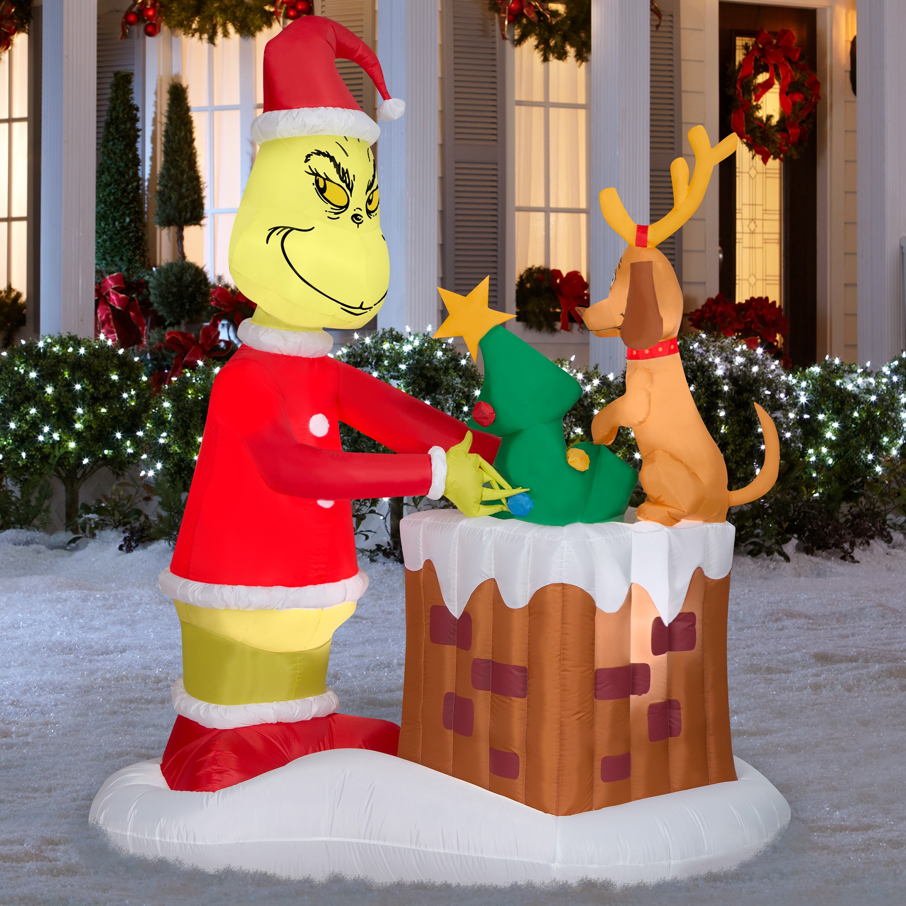Grinch inflatables cheap