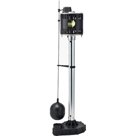ECO-FLO 1/2 HP Cast Iron Pedestal Sump Pump - 1 Each - 1/2 HP