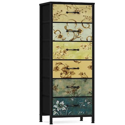 Tall 6 Drawers Dresser
