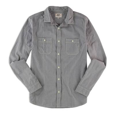 Ecko Unltd. Mens Chatter Button Up Shirt, Blue, Small
