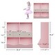 preview thumbnail 11 of 19, Kids Bookcase and Bookshelf with Cubby Cabinet and Drawers