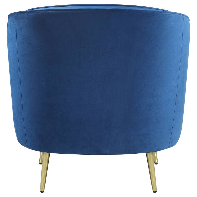 Sophia Upholstered Channel Tufted Barrel Accent Chair