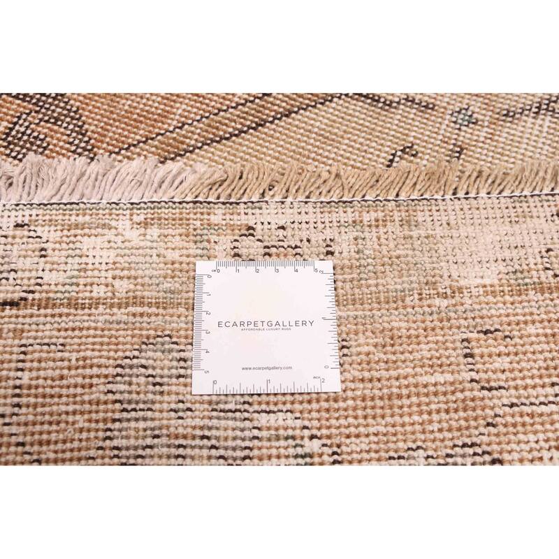 ECARPETGALLERY Hand-knotted Antalya Vintage Brown Wool Rug - 9'1 x 12'3