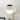 Modern 1-Light Dome Ceramic Semi Flush Mount With Glass Shade - 12.0 in