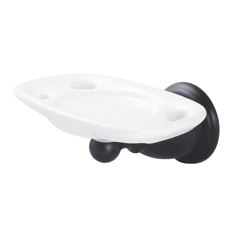 Kingston Brass Heritage Toothbrush and Tumbler Holder - Matte Black