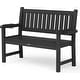 preview thumbnail 2 of 14, WINSOON All-Weather HIPS Outdoor Garden Bench, 56" Adirondack Outdoor Patio Bench