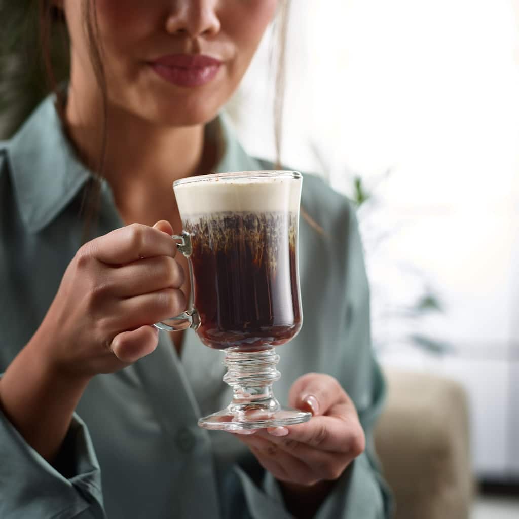 Libbey Irish Coffee Mug Glasses, 8.5-ounce, Set of 4