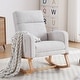 preview thumbnail 2 of 105, HOMYKA Rocking Chair for Nursery with Footrest