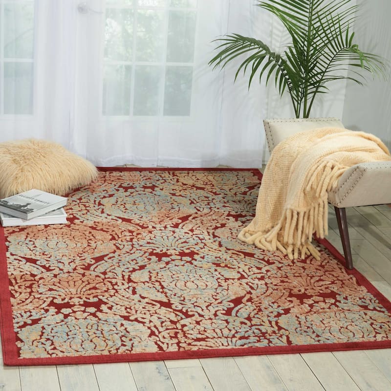 Nourison Graphic Illusions Vintage Distressed Area Rug
