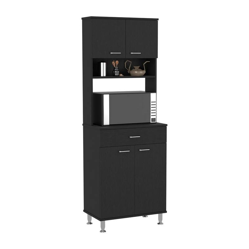 Pantry With Two Double Door Cabinet