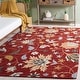 preview thumbnail 2 of 25, SAFAVIEH Handmade Jardin Sibila Country Wool Rug 3' x 5' - Red/Orange - Rectangle