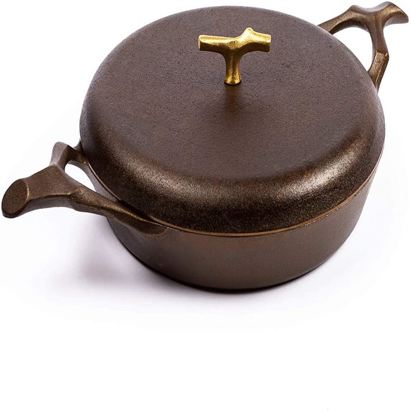 Nest Homeware Cast Iron Braising Pan with Lid