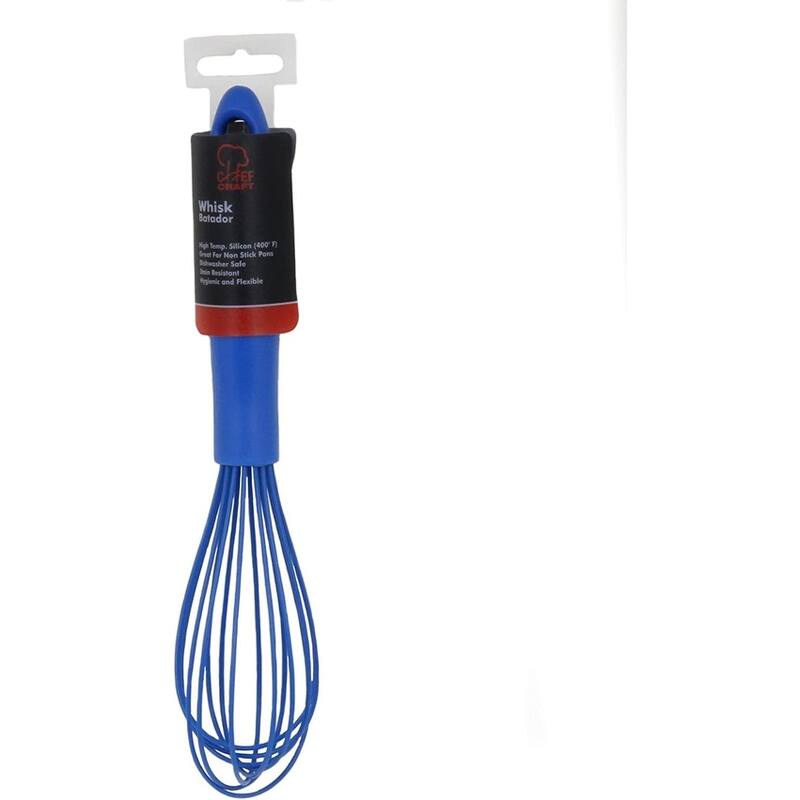 Chef Craft Premium Silicone Wire Cooking Whisk, 10.5 inch
