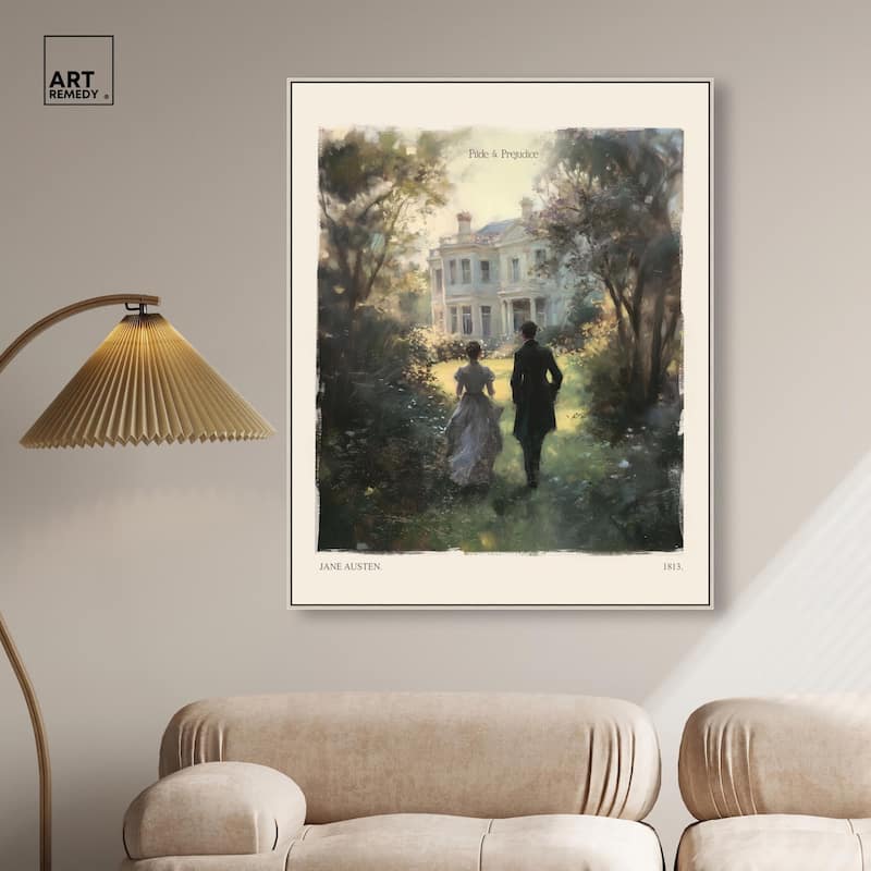 Pride and Prejudice Scene Canvas by Art Remedy