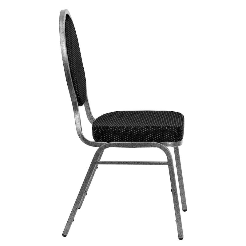 4 Pack Teardrop Back Stacking Banquet Chair