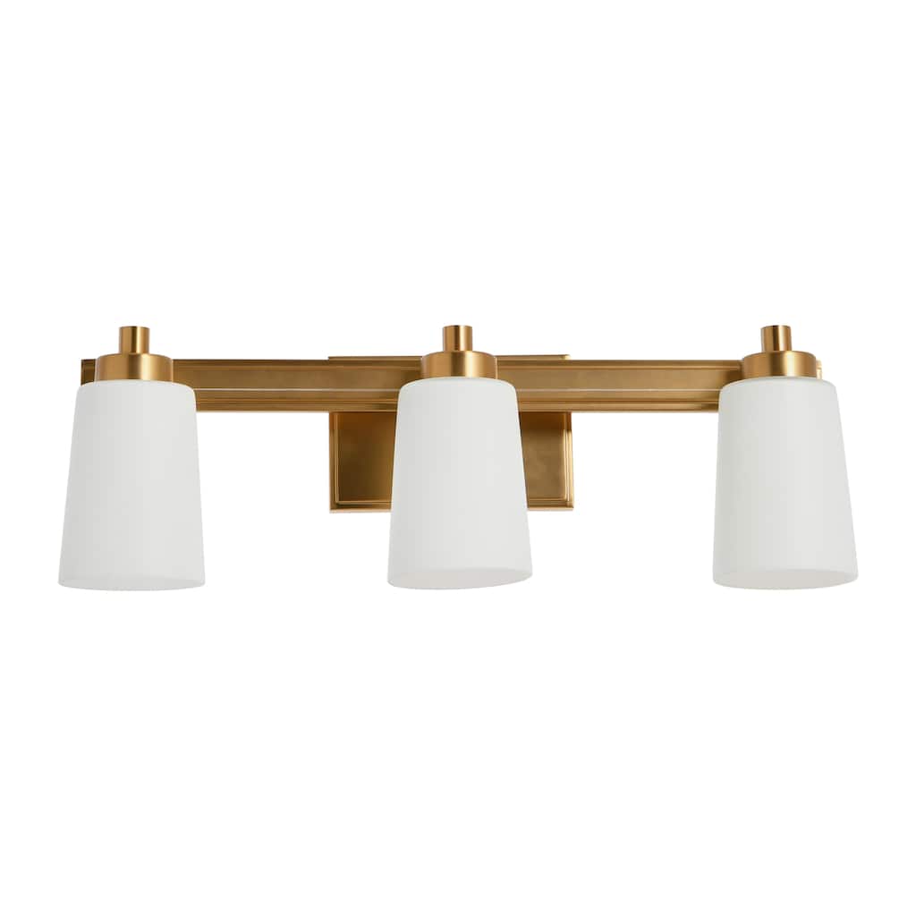 Robert Stevenson Lighting Sullivan Park - Glass and Metal Vanity Light