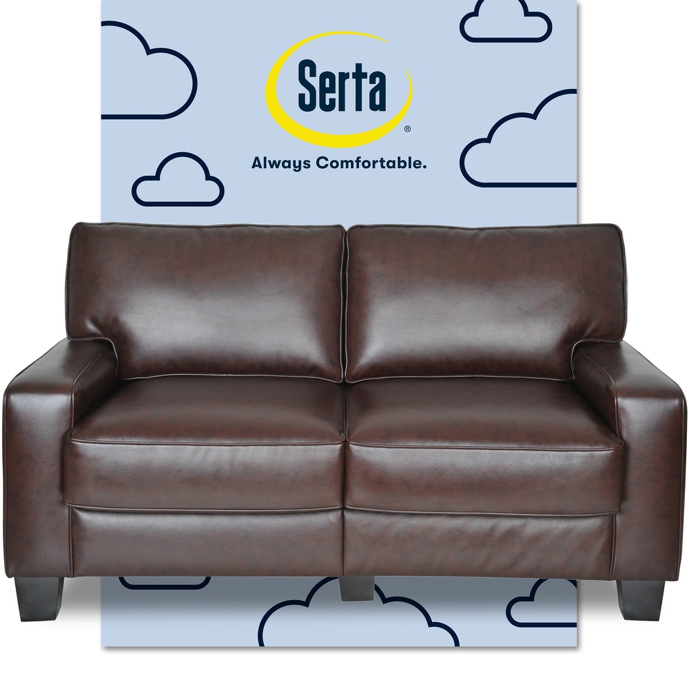 Brown loveseats deals